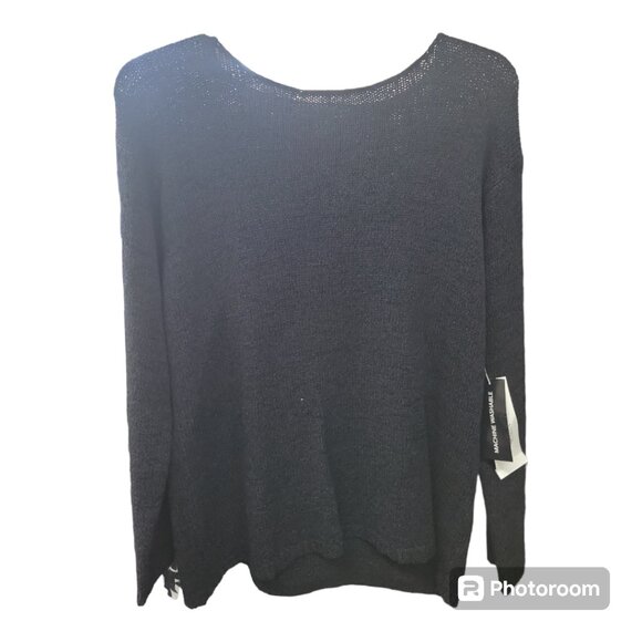 NWT Chaus & Co, Women, Black Sweater, Light Weight, Size 1X - Picture 1 of 6